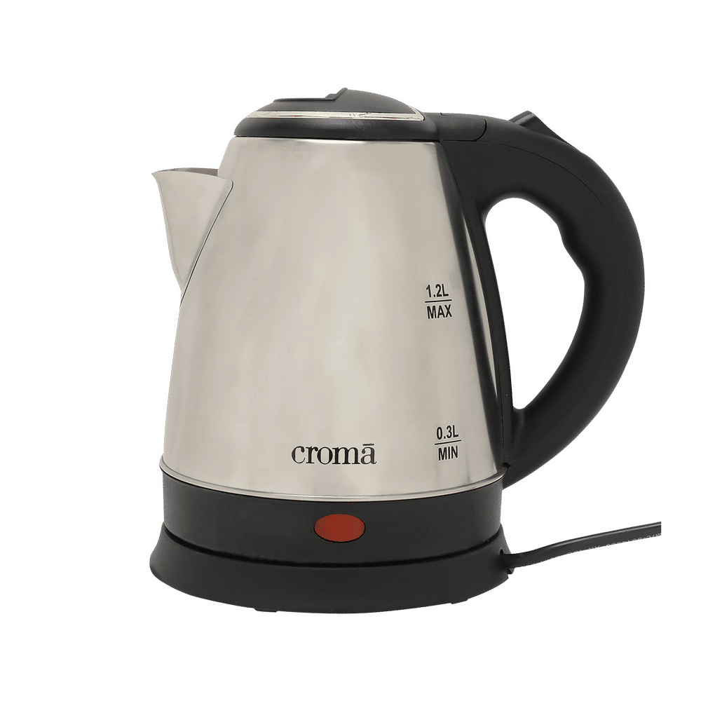 Buy Croma 1500 Watt 1.2 Litre Electric Kettle with Auto Shut Off